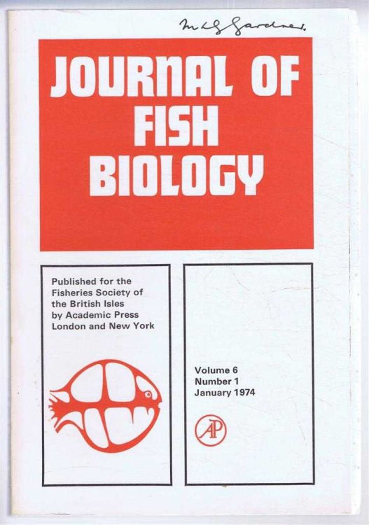 Journal of Fish Biology. Volume 6, Number 1, January 1974