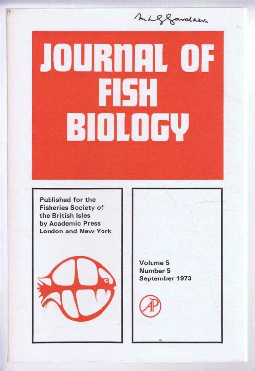 Journal of Fish Biology. Volume 5, Number 5, September 1973