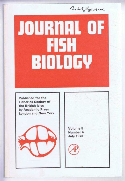 Journal of Fish Biology. Volume 5, Number 4, July 1973