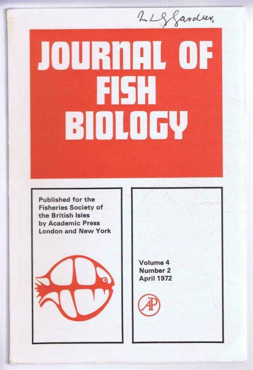 Journal of Fish Biology. Volume 4, Number 2, April 1972