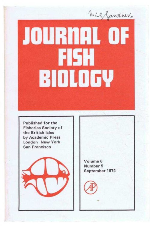 Journal of Fish Biology. Volume 6, Number 5, September 1974