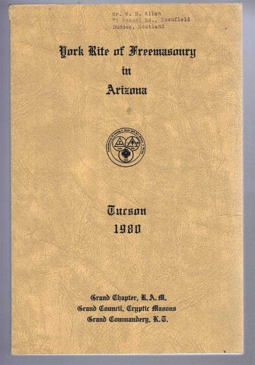 York Rite of Freemasonry in Arizona, Tucson 1980