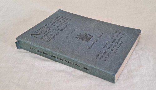 National Gallery, British Art: Catalogue with Description, Historical notes & lives of Deceased Artists