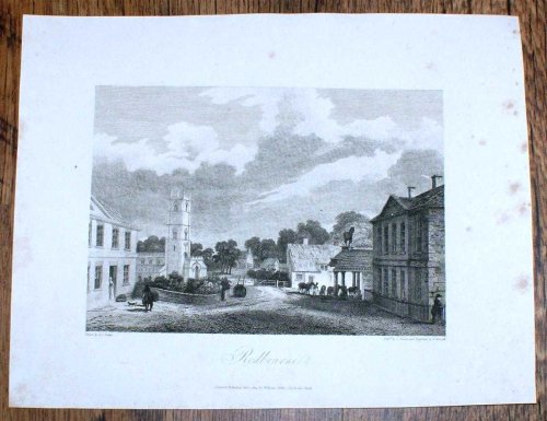 Disbound Single Plate of Redbourne from Bartholomew Howlett's Selection of Views in the County of Lincoln