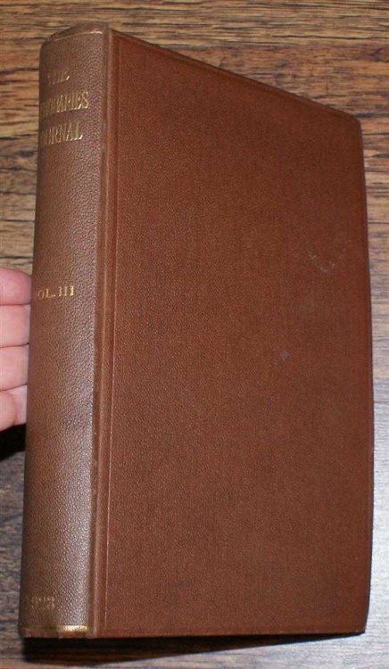 The Antiquaries Journal, Being the Journal of The Society of Antiquaries of London, Volume III 1923, Numbers 1, 2, 3 and 4. January, April, July and October 1923