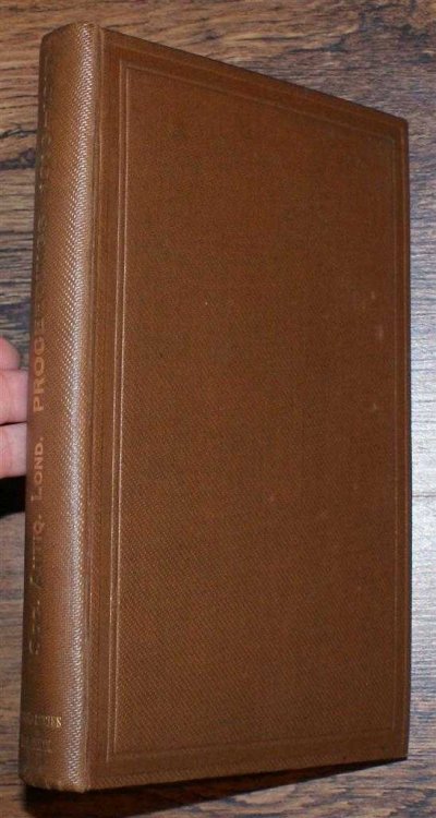 Proceedings of The Society of Antiquaries of London, 23 November 1916 to 28th June 1917, Second Series Vol XXIX