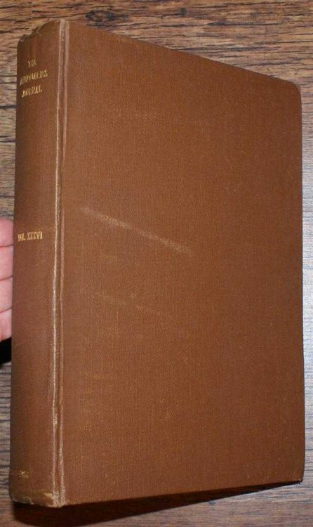 The Antiquaries Journal, Being the Journal of The Society of Antiquaries of London, Volume XXXVI, 1956, Numbers 1, 2, 3 and 4. January, April, July and October 1956