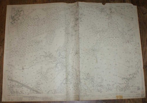 1:2500 Ordnance Survey Map, Yorkshire (West Riding) Sheet CCLXI.9. Edition of 1931, Resurveyed 1891, Rev. 1929, Re-Levelled 1930, Rev. 75/31 Thunder Bridge and Surrounding Area