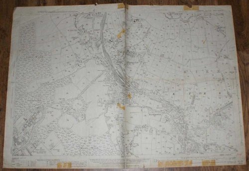 1:2,500 Ordnance Survey Map, Yorkshire (West Riding) Sheet CCLXI.5. Edition of 1932, Re-surveyed 1891, Revised 1930, Re-Levelled 1930.31, 100/32 25/44.Ch, Highburton and Kirkburton