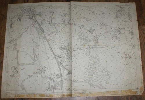 1:2,500 Ordnance Survey Map, Yorkshire (West Riding) Sheet CCLXI.1. Edition of 1932, Re-surveyed 1891, Revised 1930, Re-Levelled 1931, 100/32 30/43, Rowley Hill and Surrounding Area