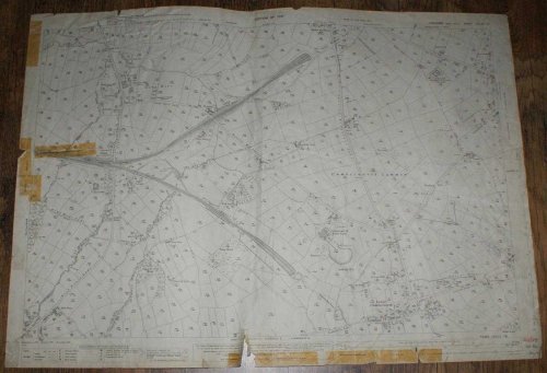 1:2,500 Ordnance Survey Map, Yorkshire (West Riding) Sheet CCLXI.14. Edition of 1931, Re-surveyed 1892, Revised 1929, Re-Levelled 1930, Lower Cumberworth with Area to NW and Cumberworth Common