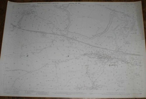 1:2,500 Ordnance Survey Map, Yorkshire (North Riding) Sheet LXV.8. Edition of 1912, Re-Surveyed 1892-93, Revised 1910, Re-Levelled 1911, Hawes and Appersett