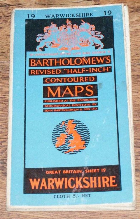 Image for Warwickshire - Bartholomew's Revised Warwickshire - Bartholomew's Revised