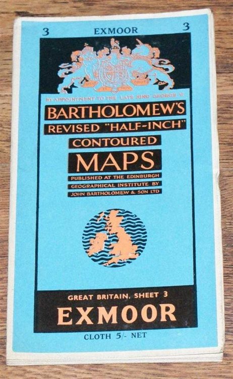 Image for Exmoor - Bartholomew's Revised Exmoor - Bartholomew's Revised