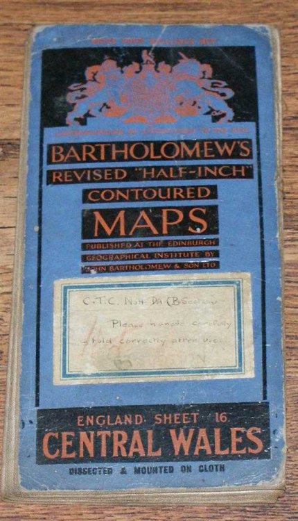 Image for Central Wales - Bartholomew's Revised Central Wales - Bartholomew's Revised