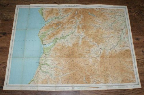 Central Wales - Bartholomew's Revised 