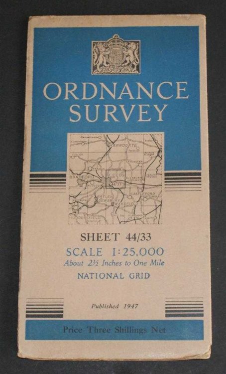 Map Sheet 44/33 - covering Leeds (east part), Osmondthorpe, Barwick in Elmet (part), Colton and Austhorpe, Scale 1:25,000