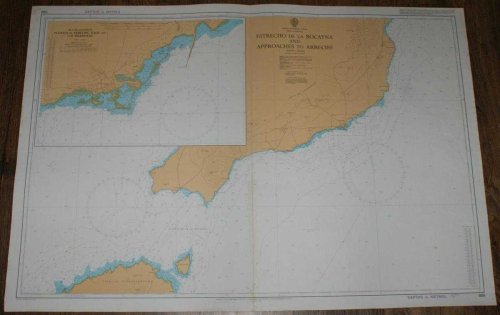 Nautical Chart No. 886 North Atlantic Ocean - Islas Canarias, Estrecho de la Bocayna and Approaches to Arrecife