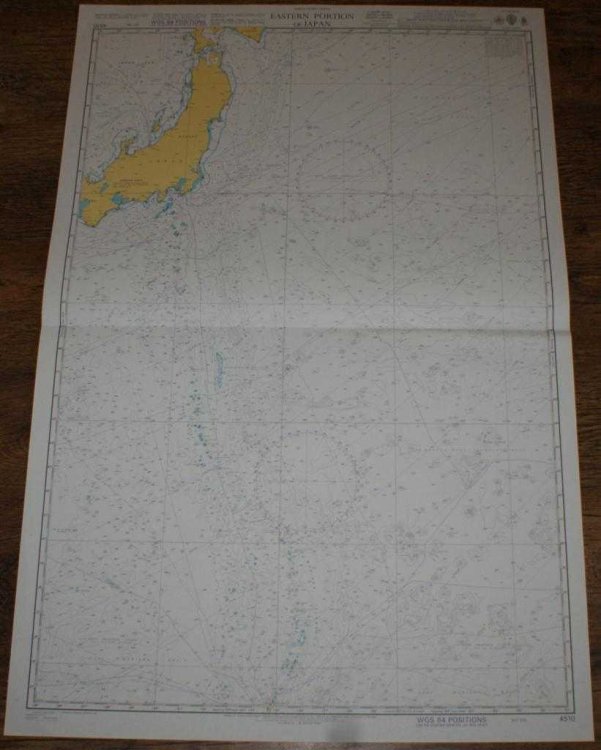 Nautical Chart No. 4510 North Pacific Ocean, Eastern Portion of Japan