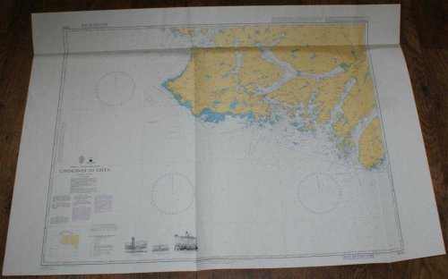 Nautical Chart No. 3535 Norway - South West Coast, Lindesnes to Lista