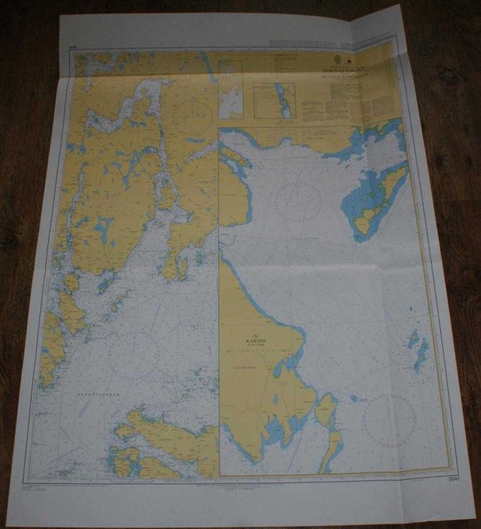 Nautical Chart No. 3541 Norway - West Coast, Boknafjorden and Skjoldafjorden