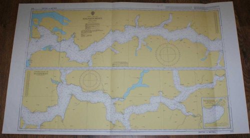 Nautical Chart No. 510 Norway - West Coast, Sognefjorden
