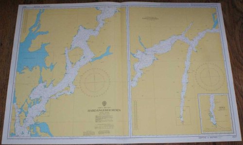 Nautical Chart No. 3027 Norway - West Coast, Hardangerfjorden and Odda
