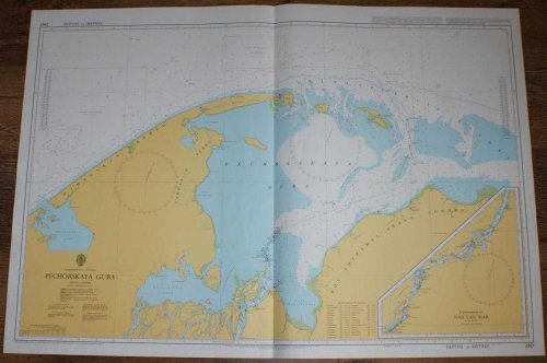 Nautical Chart No. 2961 Barents Sea - Russia, Pechorskaya Guba