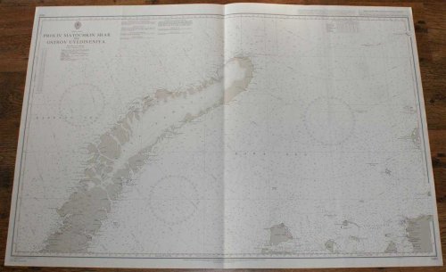 Nautical Chart No. 3182 Arctic Ocean, Proliv Matochkin to Ostrov Uyedineniya