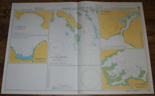 Nautical Chart No. 1766 South Pacific Ocean - Harbours in the Solomon Islands