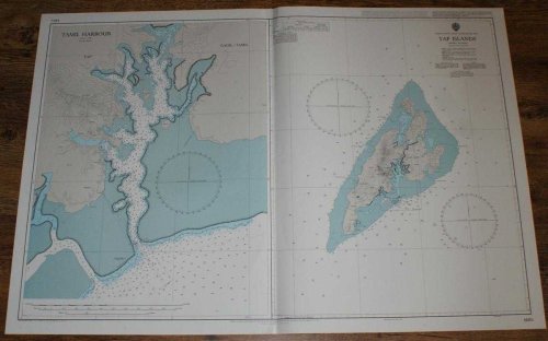 Nautical Chart No. 1485 North Pacific Ocean - Caroline Islands, Yap Islands