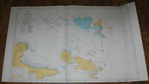 Nautical Chart No. AUS 384 Papua New Guinea - North East Coast, Cape Vogel to Cape Nelson including Trobriand Islands