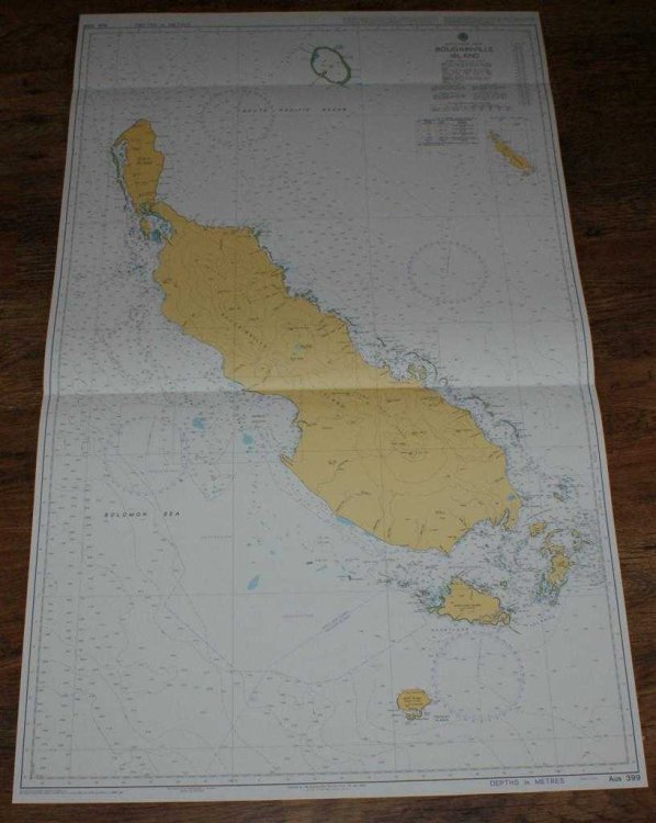 Nautical Chart No. AUS 399 South Pacific Ocean - Bougainville Island