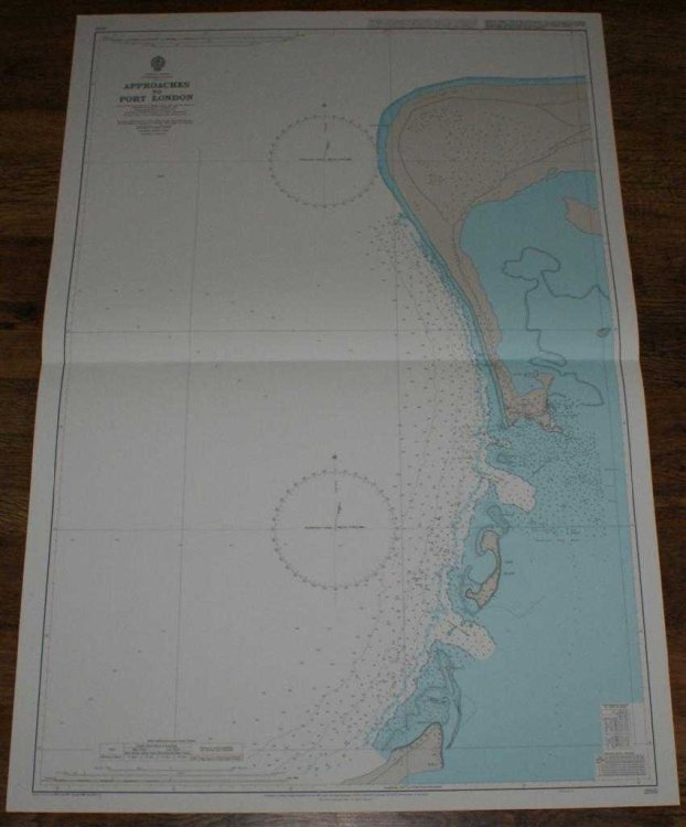 Nautical Chart No. 2995 Pacific Ocean - Christmas Island, Approaches to Port London