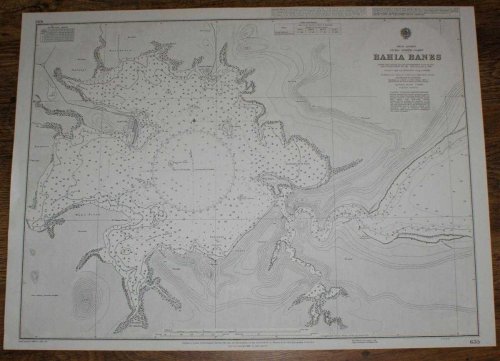 Nautical Chart No. 635 West Indies, Cuba - North coast, Bahia Banes