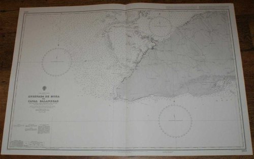 Nautical Chart No. 3803 Cuba - South Coast, Ensenada de Mora to Canal Balandras