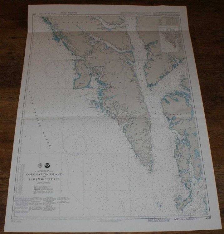 Nautical Chart No. 4971 United States, Alaska - Southeast Coast, Coronation Island to Lisianski Strait