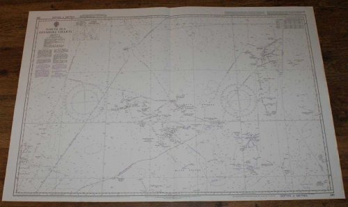 Nautical Chart No. 291 North Sea Offshore Charts - Sheet 4 with Oil & Gas Fields