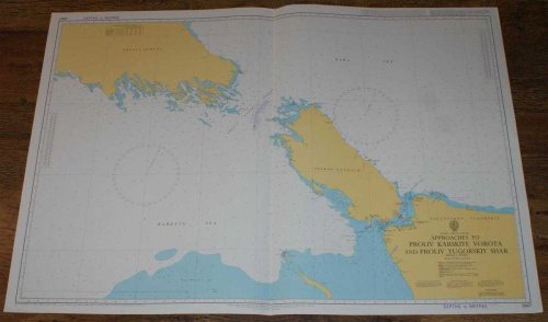 Nautical Chart No. 2967 Russia - Arctic Ocean, Approaches to Proliv Karskiye Vorota and Proliv Yugorskiy Shar