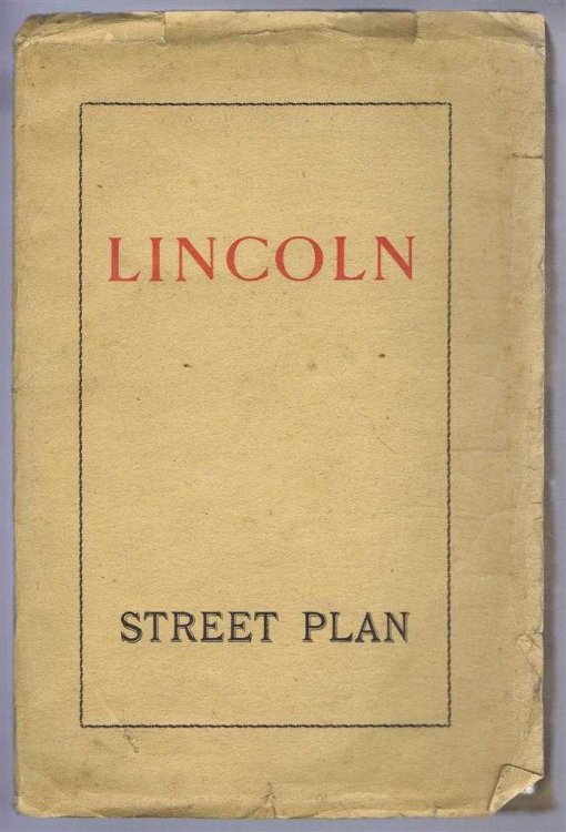 Lincoln Street Plan 1947. Scale approx. 4 inches to a mile