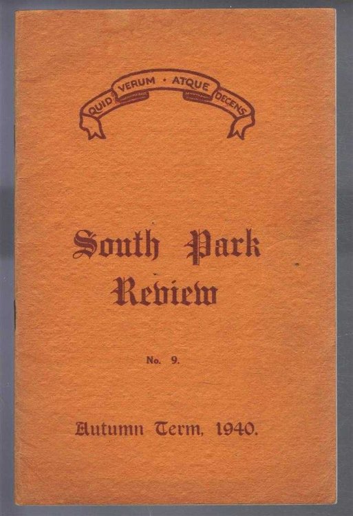 South Park Review No. 9, October 1940 (Lincoln)