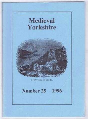 Image for Medieval Yorkshire, Number 25, 1996 Medieval Yorkshire, Number 25, 1996