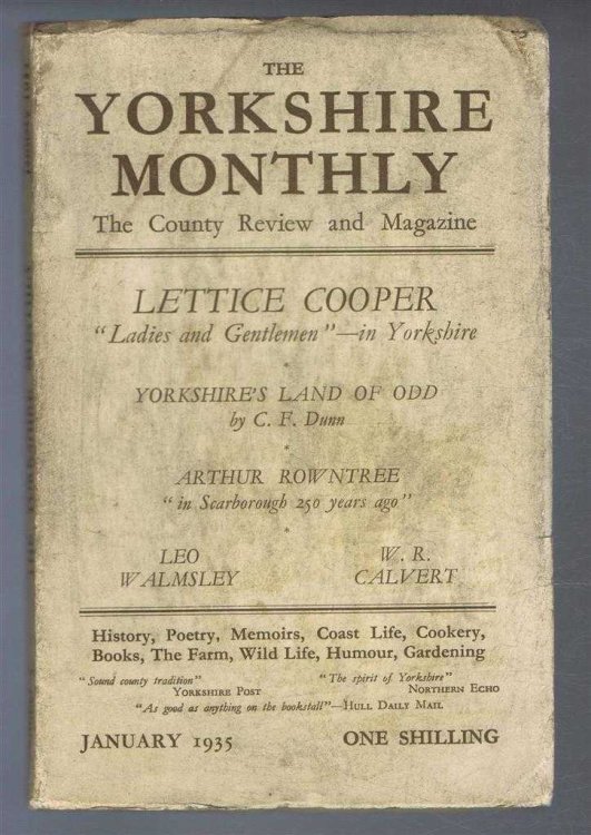 The Yorkshire Monthly: The County Review and Magazine, January 1935.