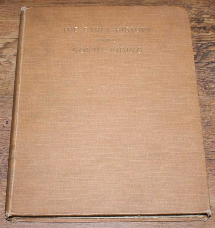 The Early History of the North Riding