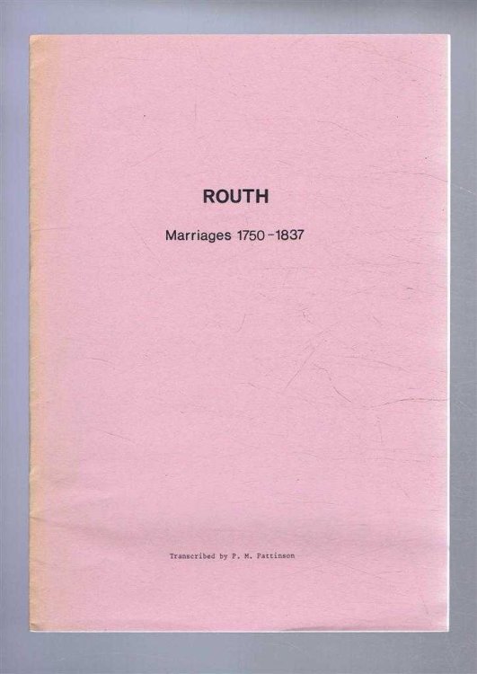Routh: Marriages 1750 to 1837