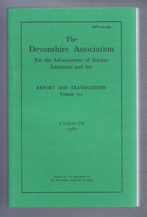 THE DEVONSHIRE ASSOCIATION: Report and Transactions 1980, Volume 112, Exmouth