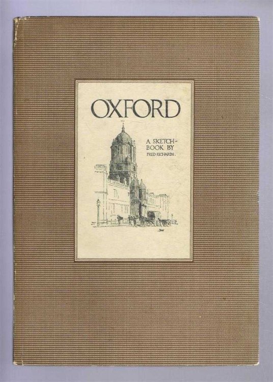 Oxford, a Sketch-book by Fred Richards