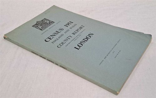 General Register Office, Census 1951 England and Wales County Report London