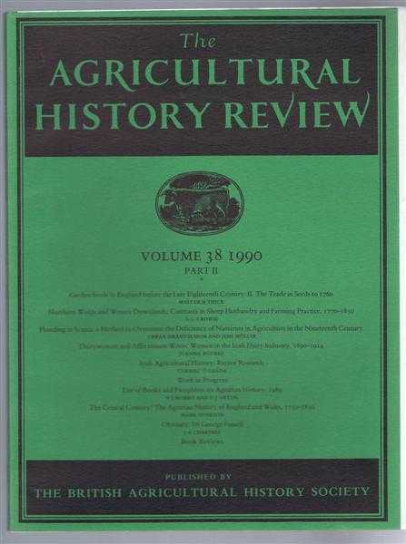 Image for The Agricultural History Review, Volume 38 1990 Part II The Agricultural History Review, Volume 38 1990 Part II