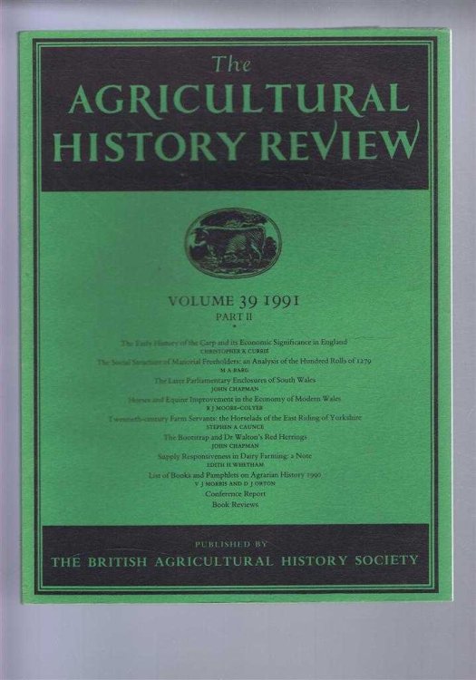 The Agricultural History Review Volume 39, 1991, Part II